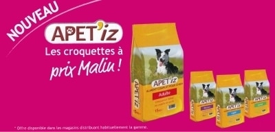 APET’IZ ALIMENTATION COMPLÈTE POUR CHIEN