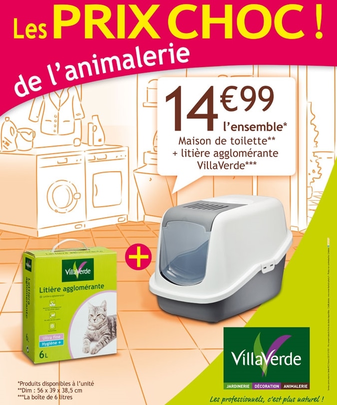 LES PRIX CHOC DE L’ANIMALERIE DU 16 AU 31 JANVIER 2016