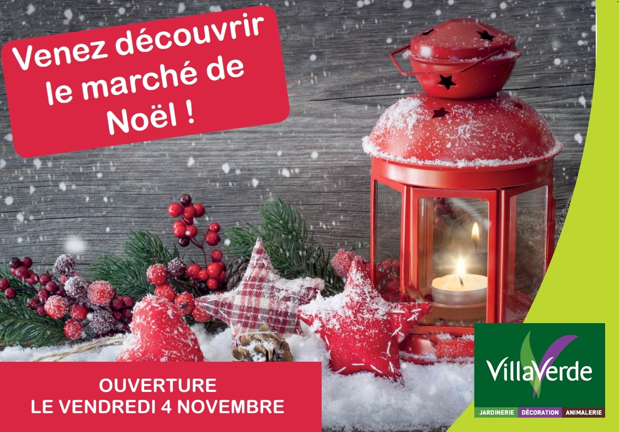 Venez découvrir le marche de noël dans vos jardineries Villaverde Rocchietta