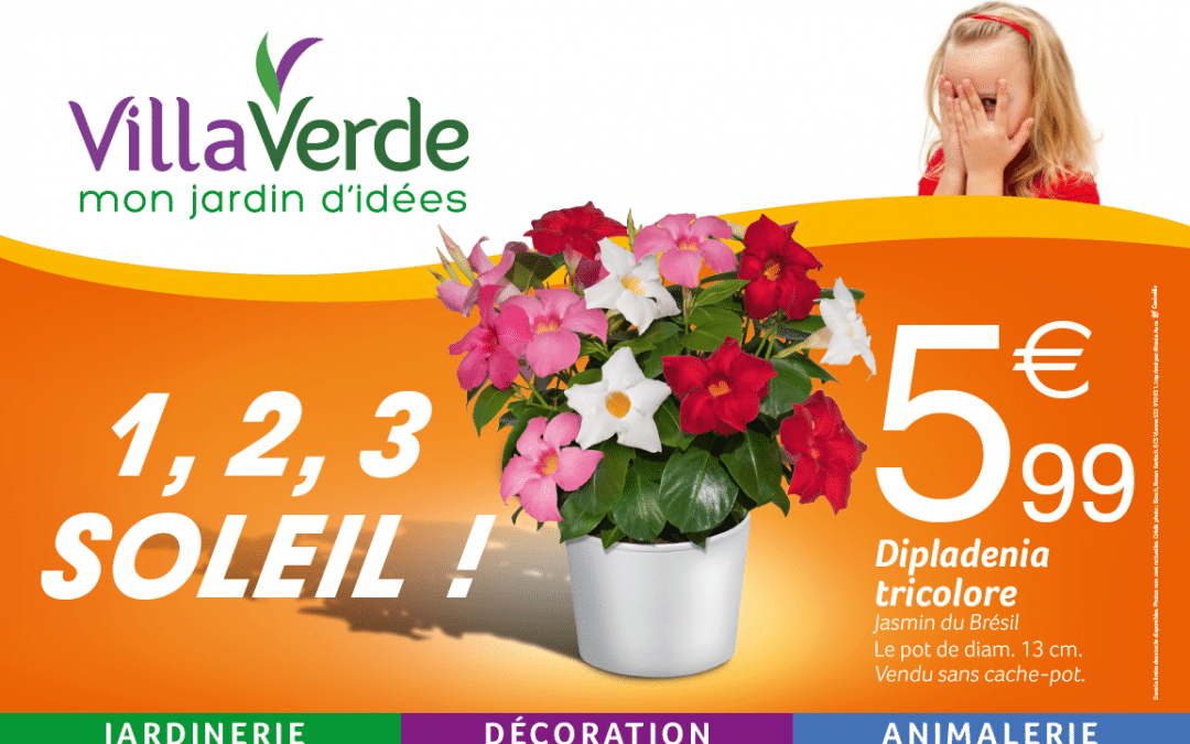 1,2,3 SOLEIL ! C’EST LE PRINTEMPS CHEZ VILLAVERDE PROMOTIONS DU 30 MARS AU 14 AVRIL 2019